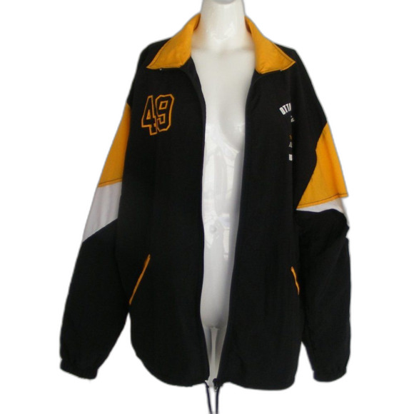 Vintage OTTAWA VALLEY AAA HOCKEY Hornets Jacket, L, #49, Black/Yellow, AAA - Picture 9 of 12